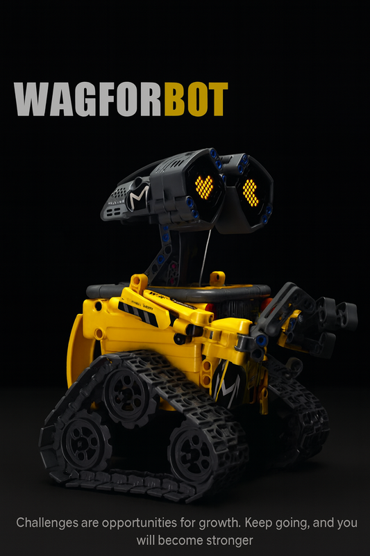 WagforBot™ 3-in-1 RC Transforming Robot Kit – Car, Dinosaur & Bot