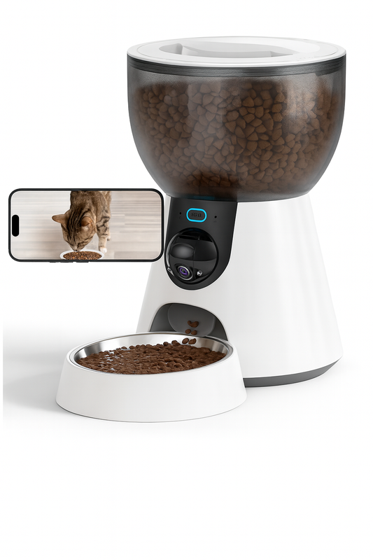 WagforBot™ Smart Feeder Cam – Automatic Pet Feeder with HD Camera