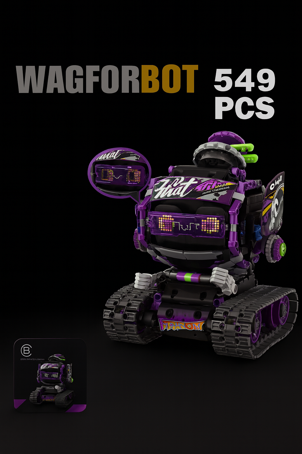 WagforBot™ 3-in-1 RC Transforming Robot Kit – Car, Dinosaur & Bot